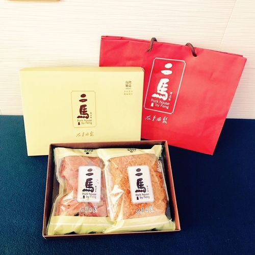 雙響砲禮盒（蜜汁肉干、原味肉鬆）